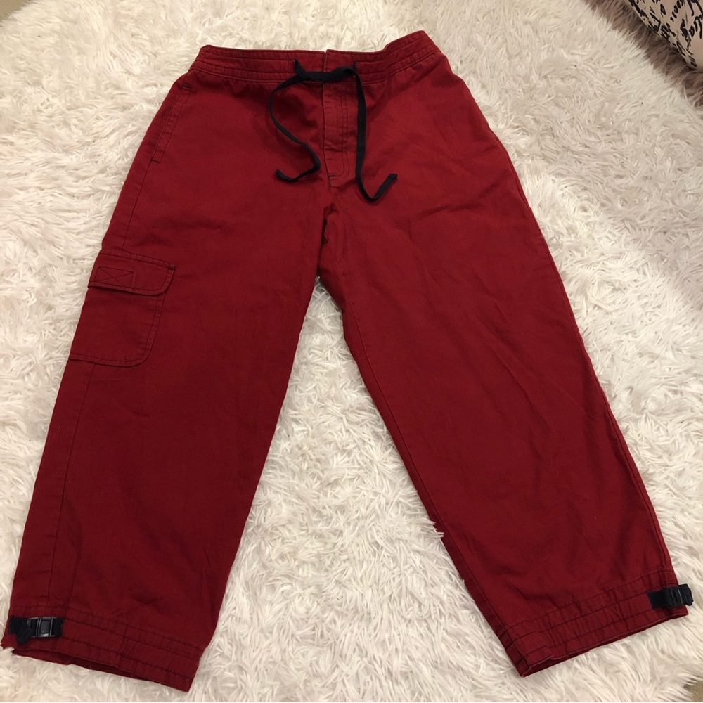 Vintage Gap Factory Cargo Utility Drawstring Capris Women’s size 4